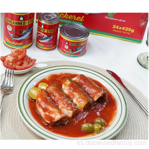 caballa de pescado del pacifico en conserva en salsa de tomate 155g
